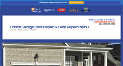 Desktop Screenshot of garagedoorrepairmalibu.info